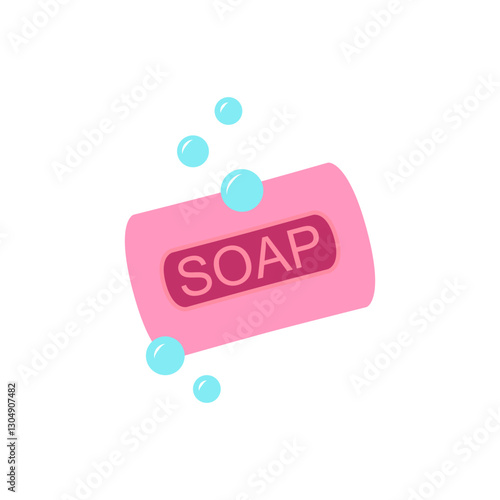 soap icon, simple flat style, illustration, logo sign symbol pictogram template, for ui or ux isolated on white for mobile app, editable