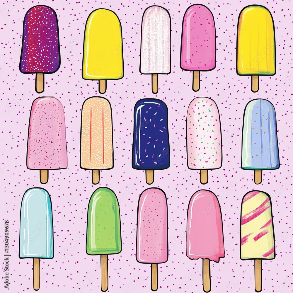 Cute ice cream set Cute ice cream set