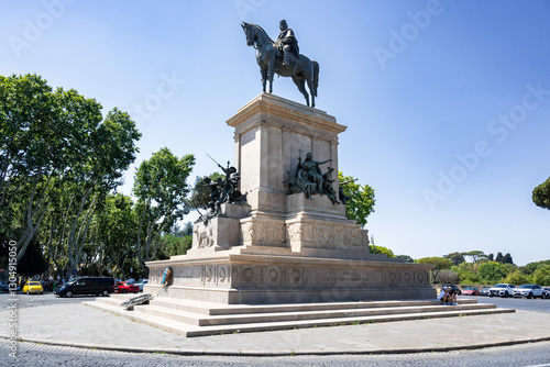 View of the Janiculum in Rome