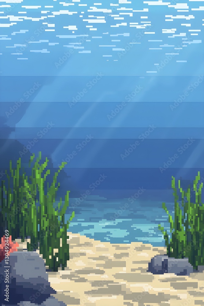 Fototapeta premium Retro game banner background