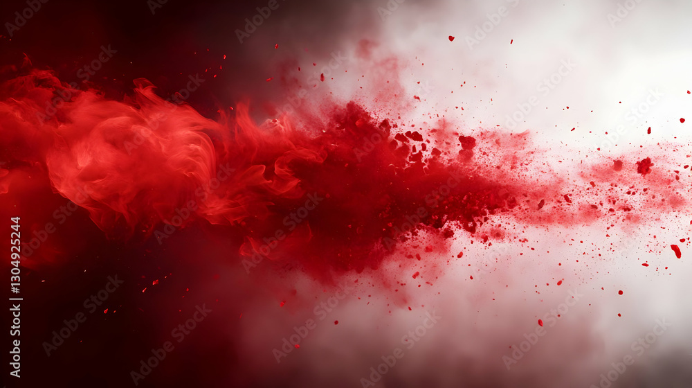 Dynamic red smoke explosion creates a vibrant visual effect, ideal for backgrounds or artistic designs. Dynamic red smoke explosion creates a vibrant visual effect, ideal for backgrounds or artistic designs.