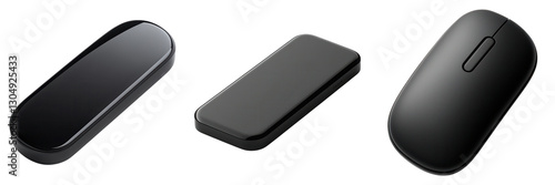 Visionary entrepreneurs brainstorming, Wireless presentation clicker for effective startup pitch presentations