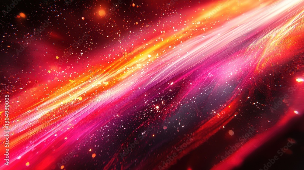 Fototapeta premium Abstract energy explosion in space