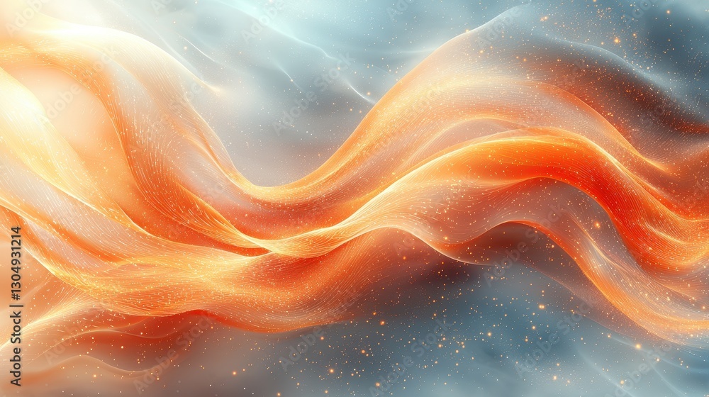 Obraz premium Abstract Flowing Fabric Design (3)