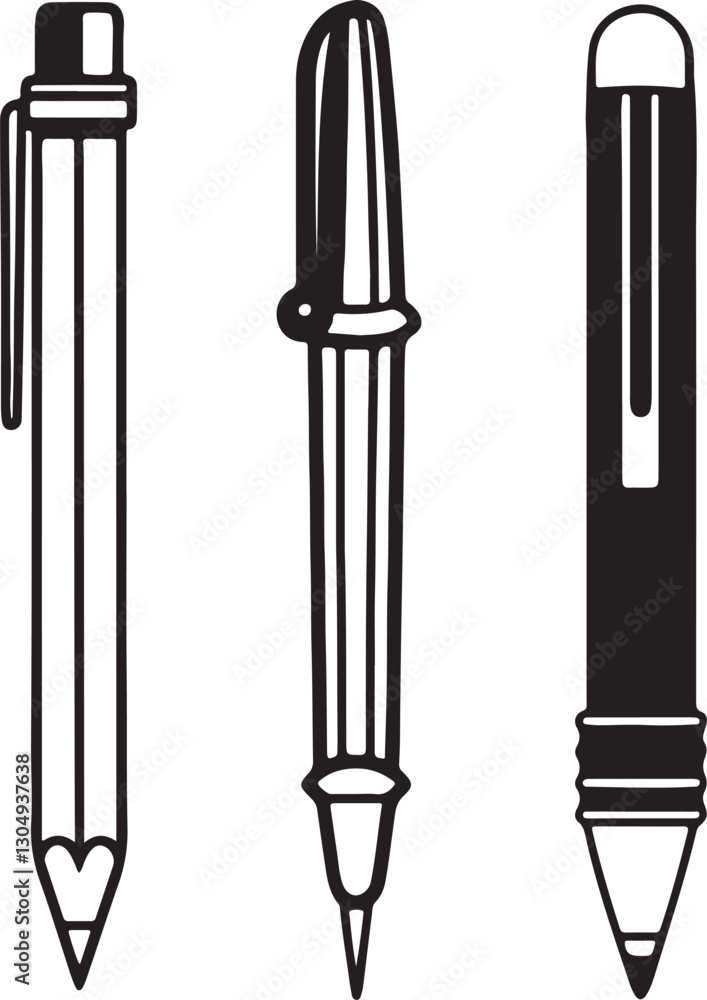 Pencil Silhouette Vector Set Art illustration Vol - 2 ,tools, knife, blue, closeup, medicine, draw Pencil Silhouette Vector Set Art illustration Vol - 2 ,tools, knife, blue, closeup, medicine, draw