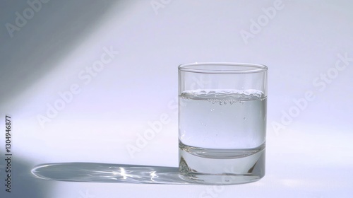 Glass of Water, Isolated on White