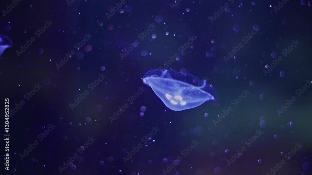 Jellyfish under water Jellyfish under water
