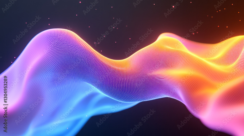 Obraz premium An immersive digital landscape that captures holistic market elasticity, with interlaced, resilient