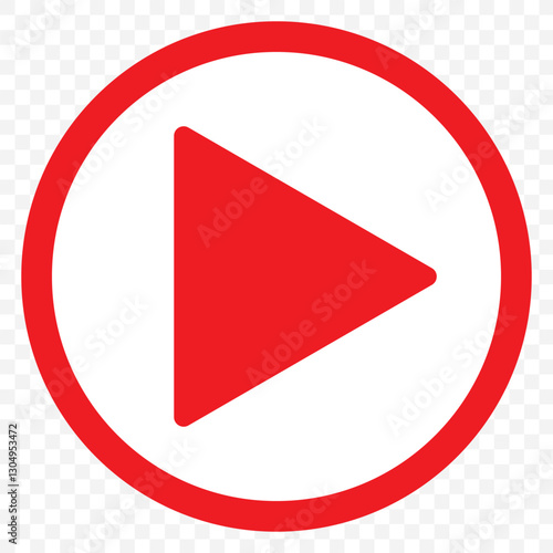 play button, simple icon, vector illustration. Red circle with white play button icon. EPS 10. Free Download play button, simple icon, vector illustration. Red circle with white play button icon. EPS 10. - GFXLoad