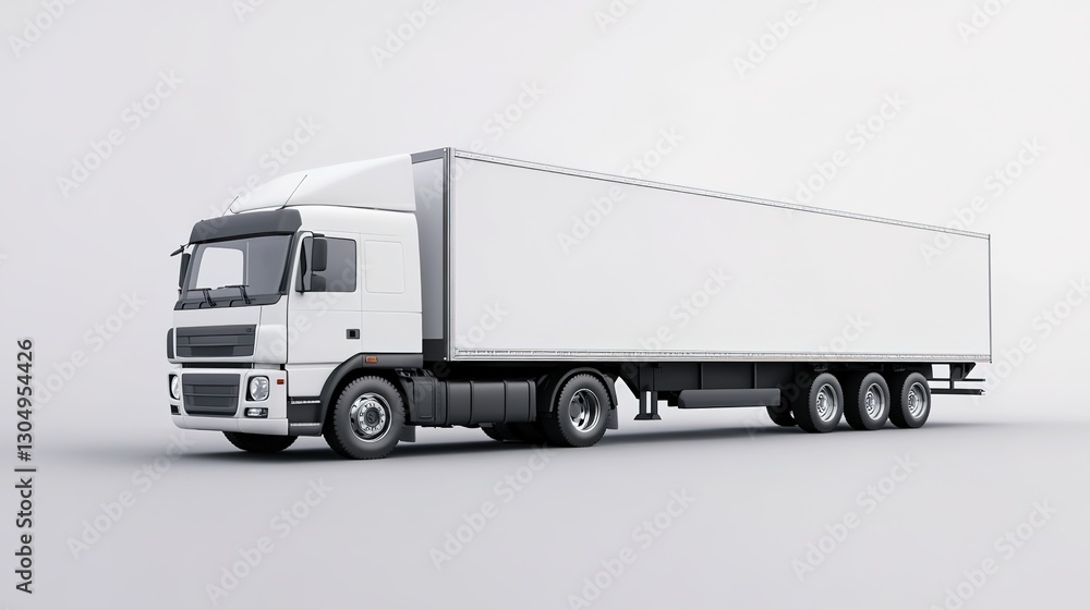 A white truck isolated from the background, showcasing its sleek design and clean exterior. The focus is on the vehicle's shape and details, highlighting its utility and versatility A white truck isolated from the background, showcasing its sleek design and clean exterior. The focus is on the vehicle's shape and details, highlighting its utility and versatility