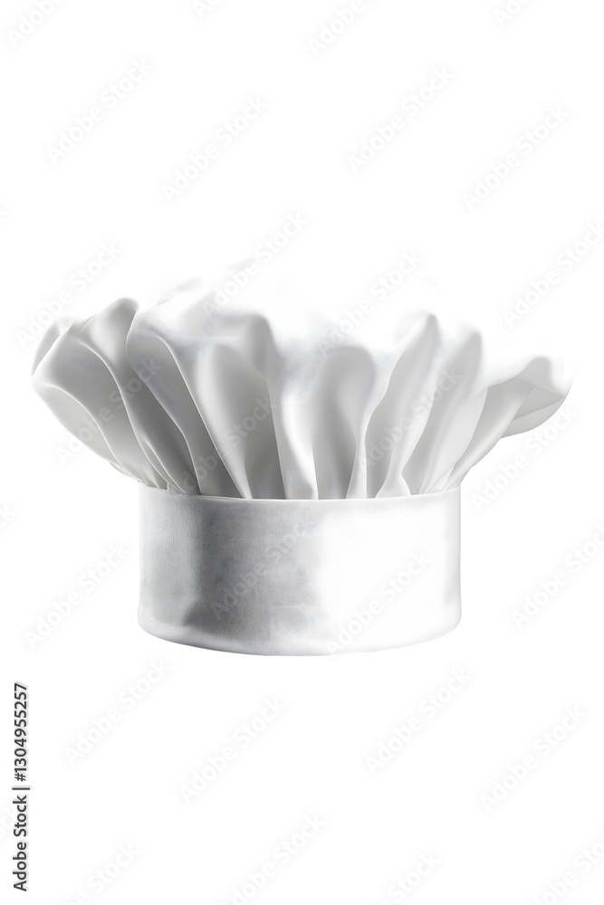 White chef's hat on transparent background White chef's hat on transparent background
