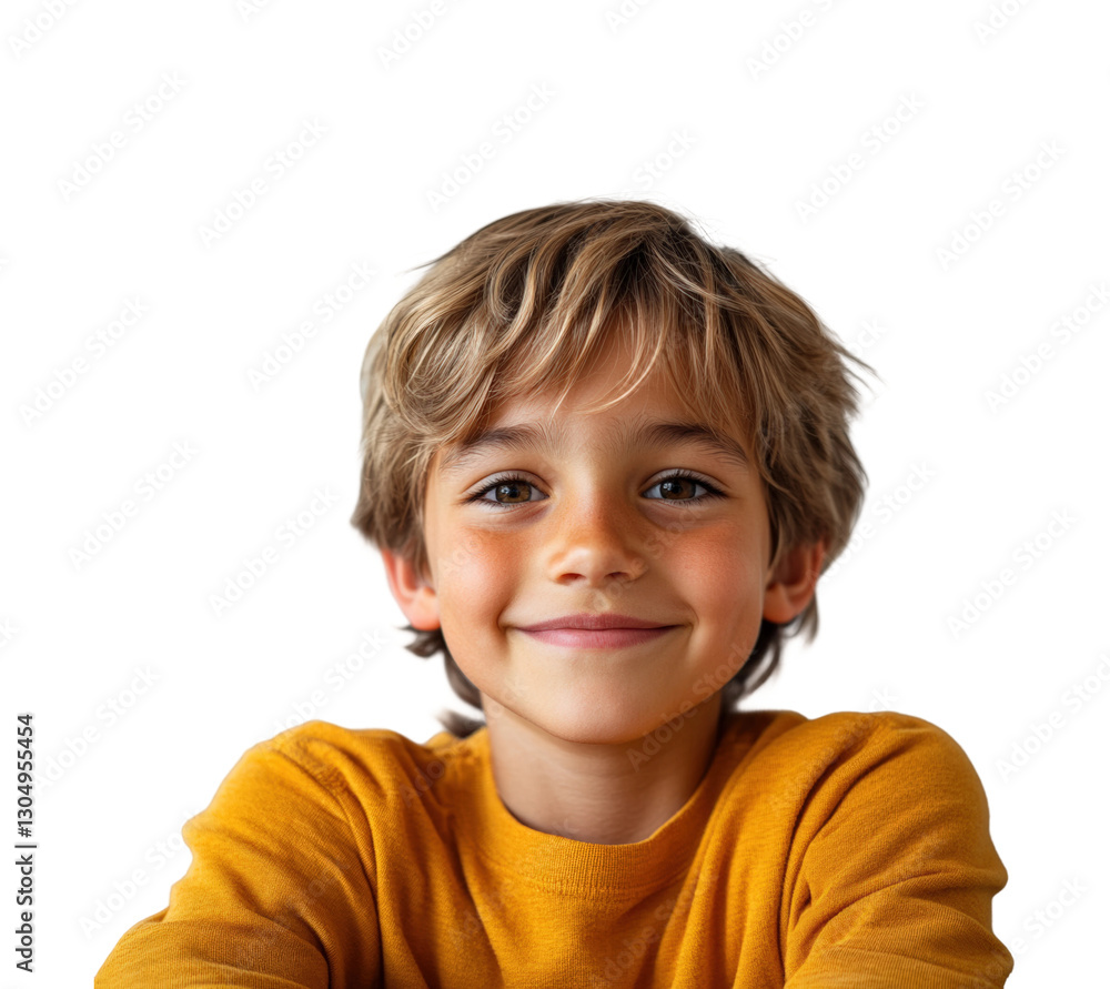 Child smiling portrait bright isolated on transparent background png Child smiling portrait bright isolated on transparent background png