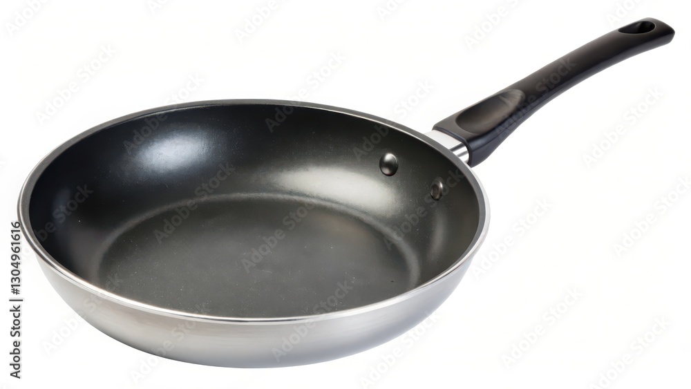Non-stick frying pan on white background Non-stick frying pan on white background