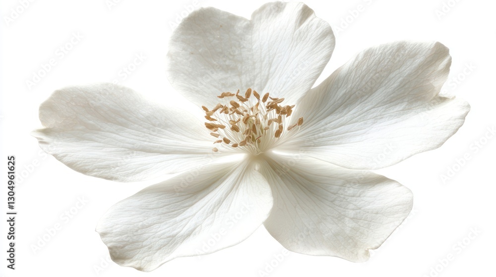 Obraz premium White Flower, Isolated on White