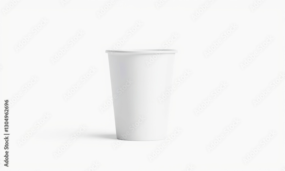 plain white coffee cup mockup on minimalistic background, perfect for branding and design projects. Ideal for showcasing beverage concepts and packaging ideas plain white coffee cup mockup on minimalistic background, perfect for branding and design projects. Ideal for showcasing beverage concepts and packaging ideas