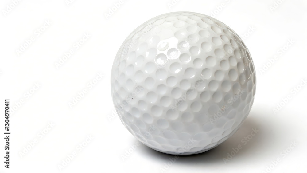 Golf Ball on White Background Golf Ball on White Background