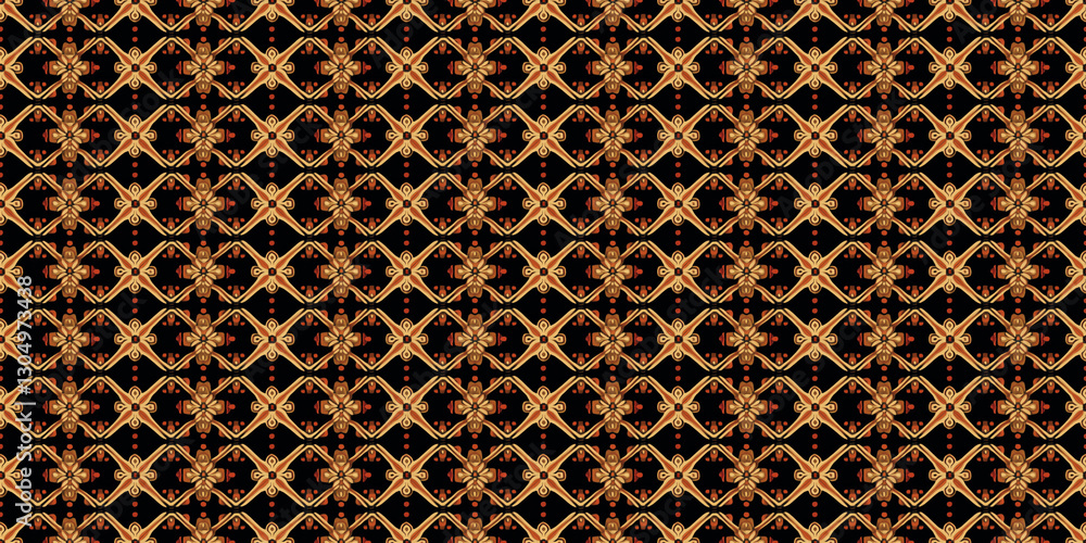 Intricate seamless pattern featuring cross-shaped designs in warm tones against a dark background. patterns with a cross Intricate seamless pattern featuring cross-shaped designs in warm tones against a dark background. patterns with a cross