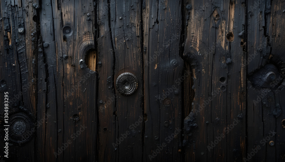 Dark Burned Wood Texture Background - Dark and moody aesthetics Dark Burned Wood Texture Background - Dark and moody aesthetics