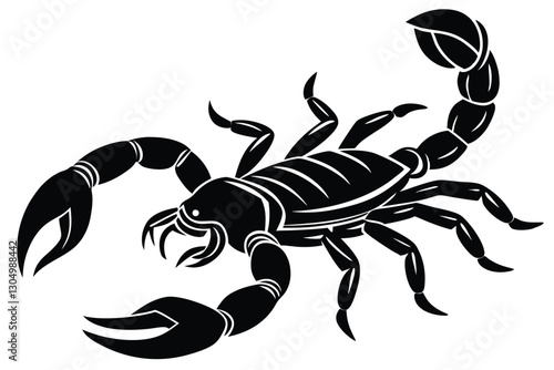 A Scorpion silhouette vector