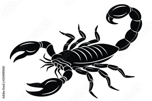 A Scorpion silhouette vector