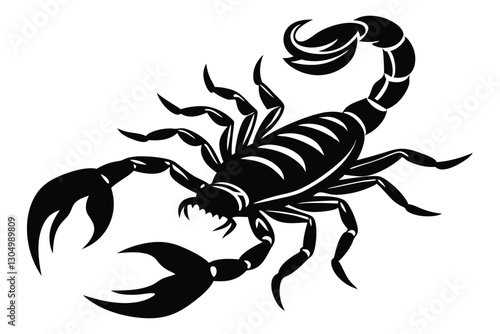 A Scorpion silhouette vector illustration