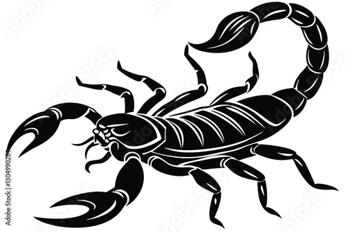 A Scorpion silhouette vector illustration