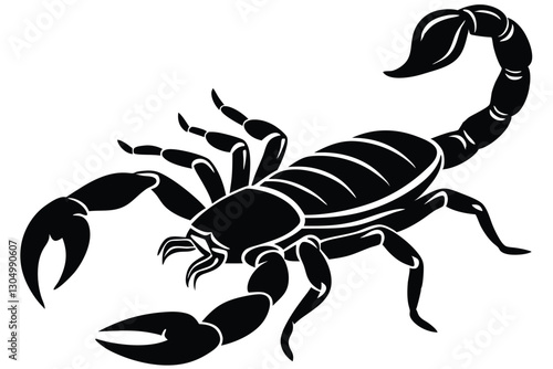 A Scorpion silhouette vector illustration