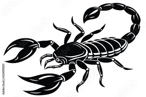 A Scorpion silhouette vector illustration