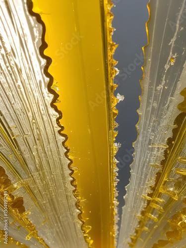 abstract of sunlight passed throughout piece of rosin