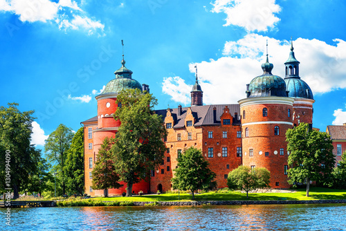 Gripsholm Castle is a castle in Mariefred, Södermanland, Sweden. It is located by lake Mälaren about 60 km west of Stockholm.