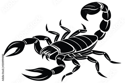 Scorpion Silhouette Vector Illustration