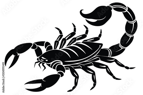 Scorpion Silhouette Vector Illustration