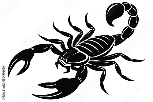 silhouette Scorpion vector