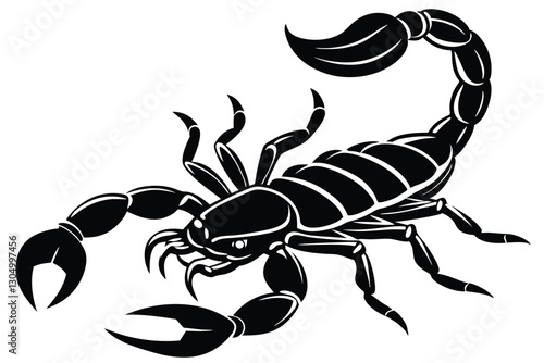 silhouette Scorpion vector