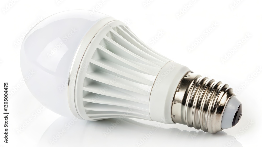 LED Light Bulb on White Background LED Light Bulb on White Background