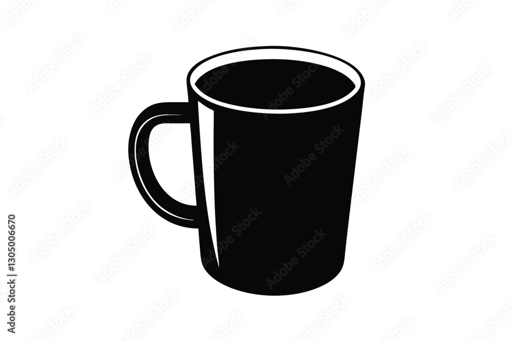 Coffee Mug Silhouette Illustration Coffee Mug Silhouette Illustration