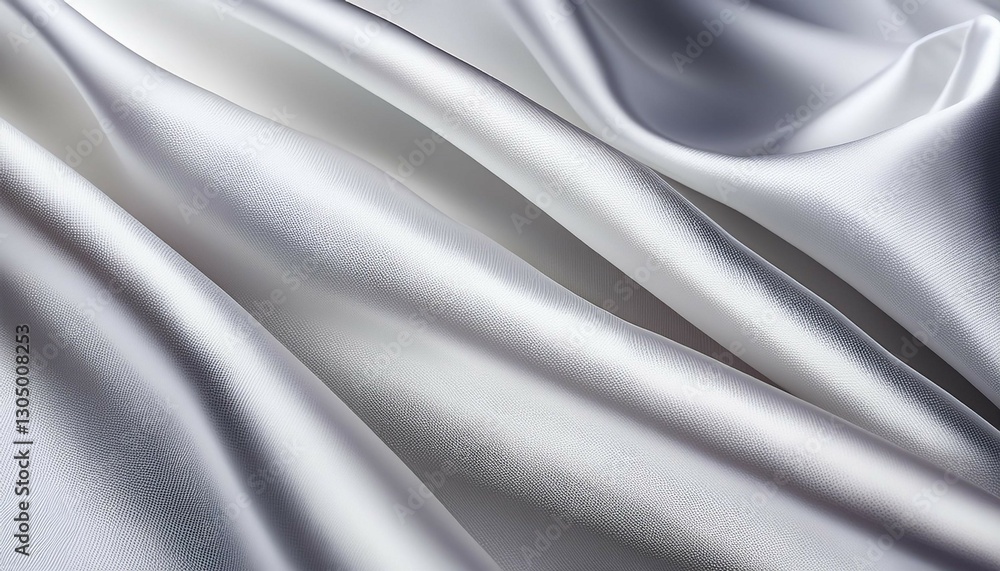 Fototapeta premium white fabric texture for background and design beautiful pattern of silk or linen