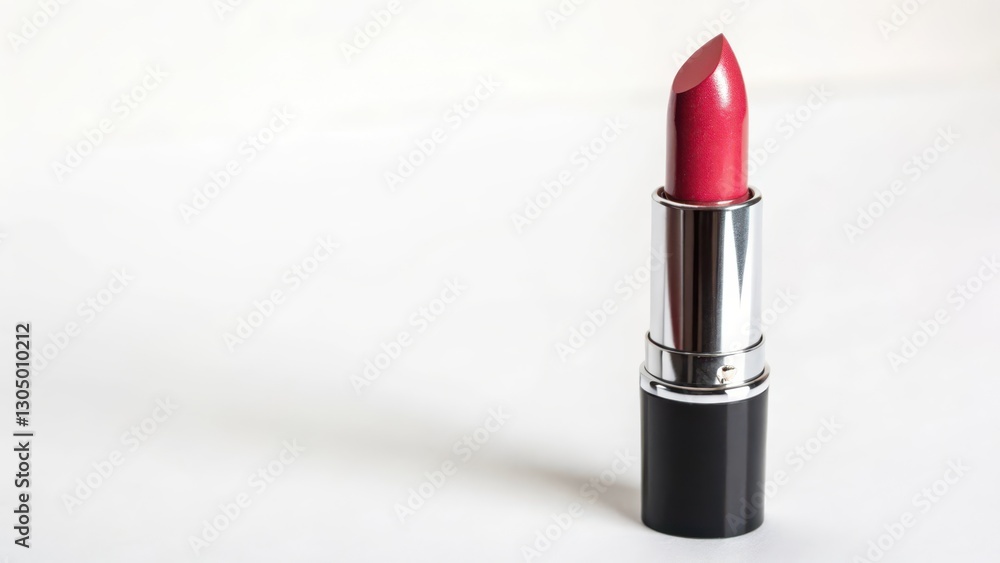 Red Lipstick on White Background Red Lipstick on White Background