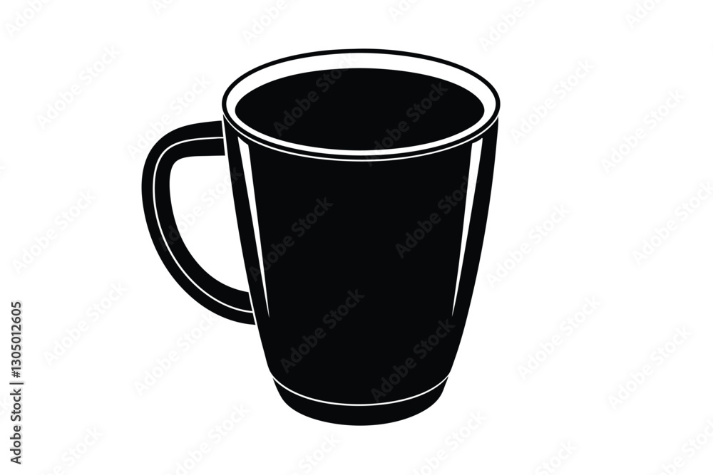 Coffee cup flat icons on white background Coffee cup flat icons on white background
