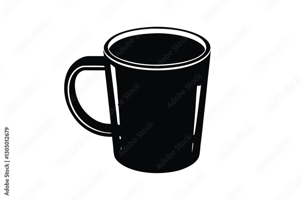 Coffee cup flat icons on white background Coffee cup flat icons on white background