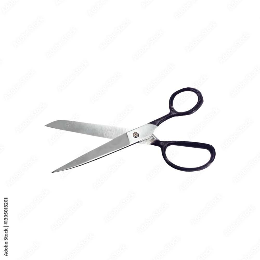scissors on white background