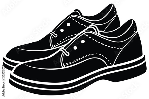 shoe black silhouette