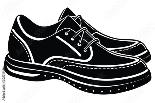 shoe black silhouette
