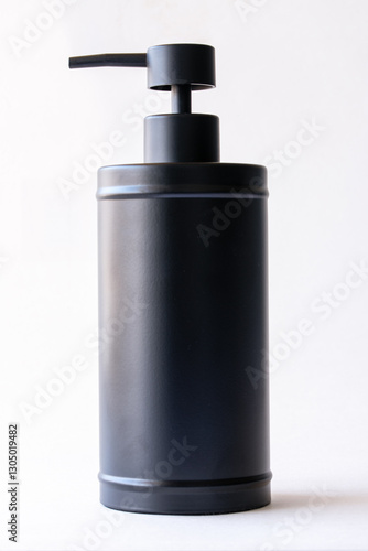 Sleek Black Liquid Soap Dispenser 