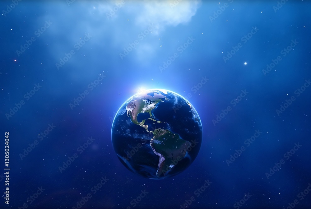 Fototapeta premium EarthinCelestialSpotlight_00011