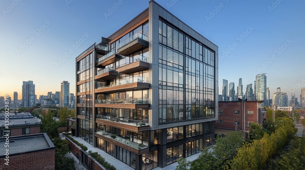 Geometric Contemporary Luxury Loft with Sunlit Studio Geometric Contemporary Luxury Loft with Sunlit Studio