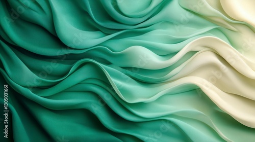 Wallpaper Mural Elegant flowing fabric textures in soft colors Torontodigital.ca