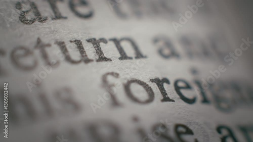 closeup of a bible
