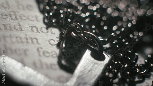 closeup of a bible