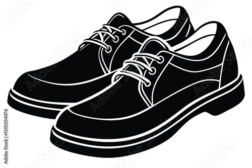 Shoes Silhouette Vector Illustration